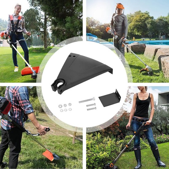 Vervangende Cover voor Bosmaaier Plastic Struik Trimmer Guards - Past op Strimmer Trimmer Met 1in 25mm 25.4mm - Zwart van Vervan — afbeelding 4