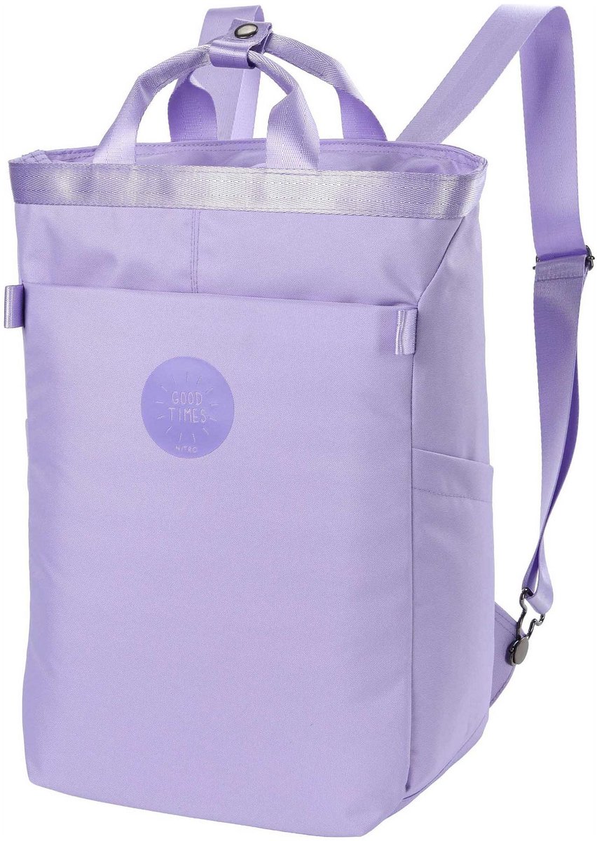 NITRO vrijetijdsrugzak rugzak met laptopvak Daypacker Collection Mojo Backpack 16L Lavender paars