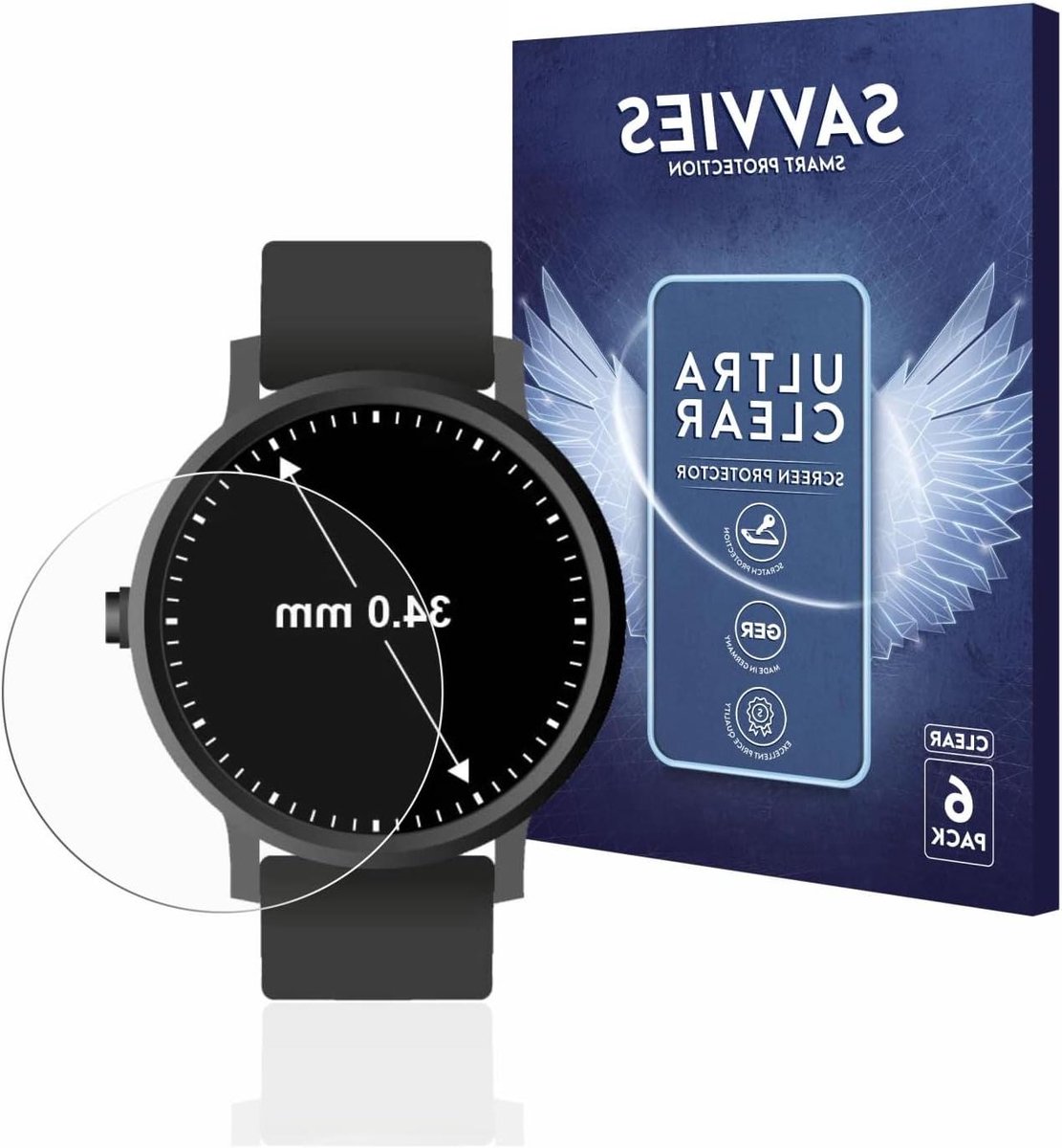 Schermbeschermers - Display folie - Horloge beschermen - Ultra transparant - 6 stuks - Duidelijk