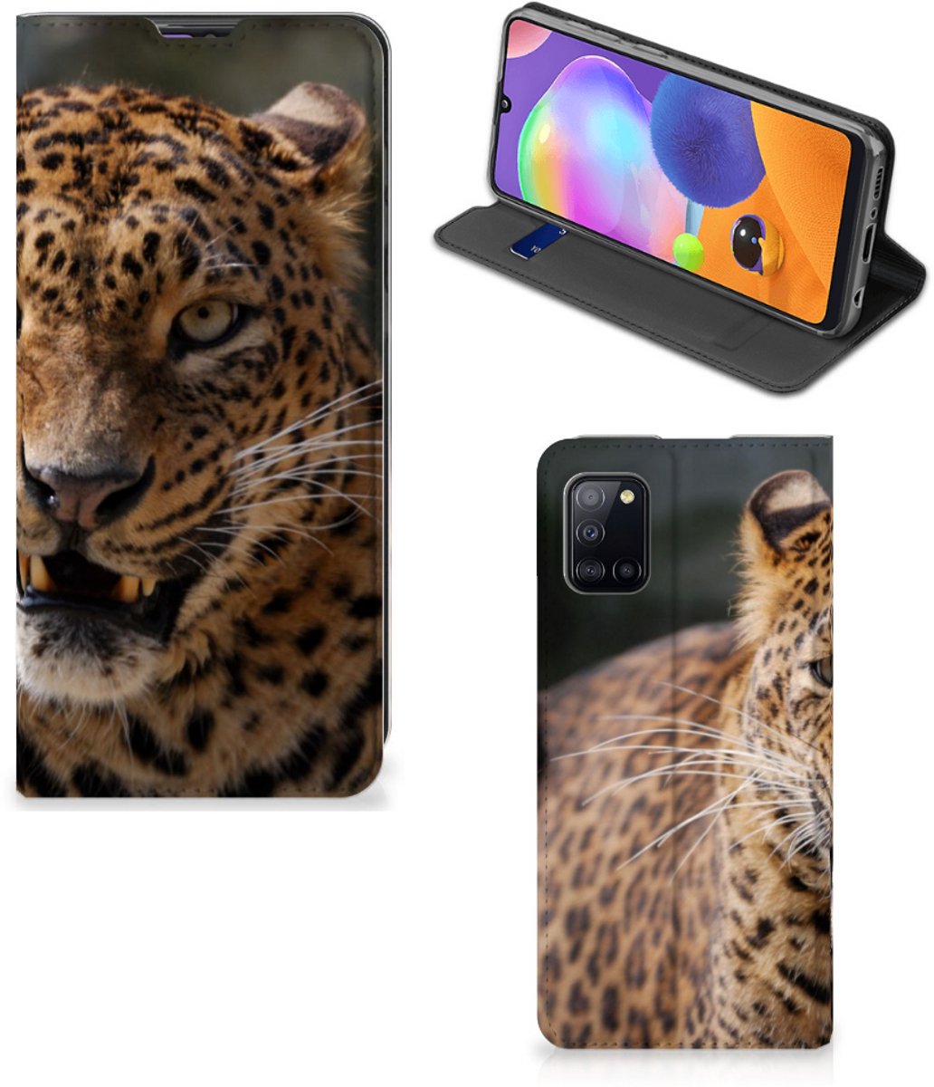 Samsung Galaxy A31 Hoesje maken Luipaard