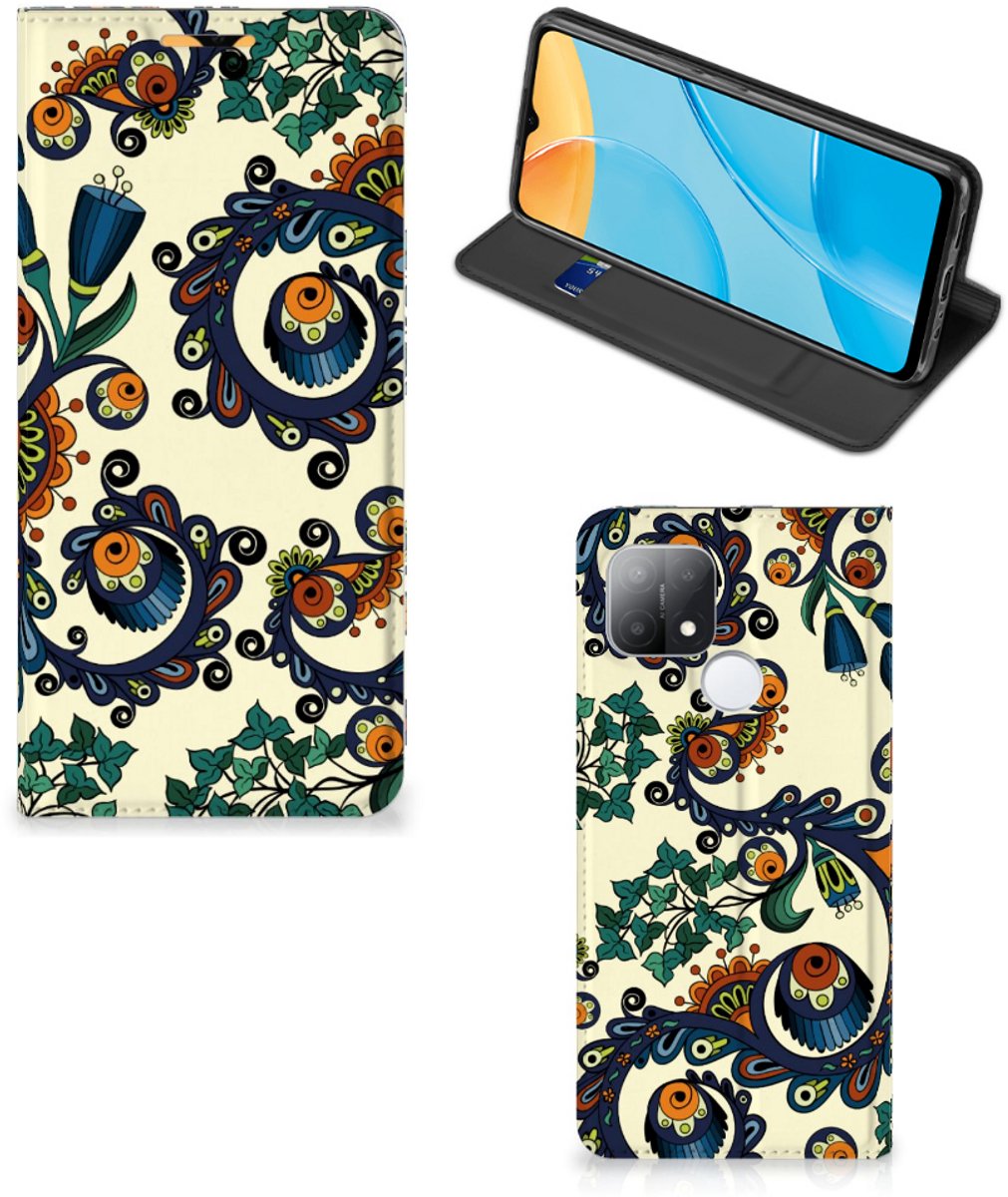 Telefoon Hoesje OPPO A15 Barok Flower