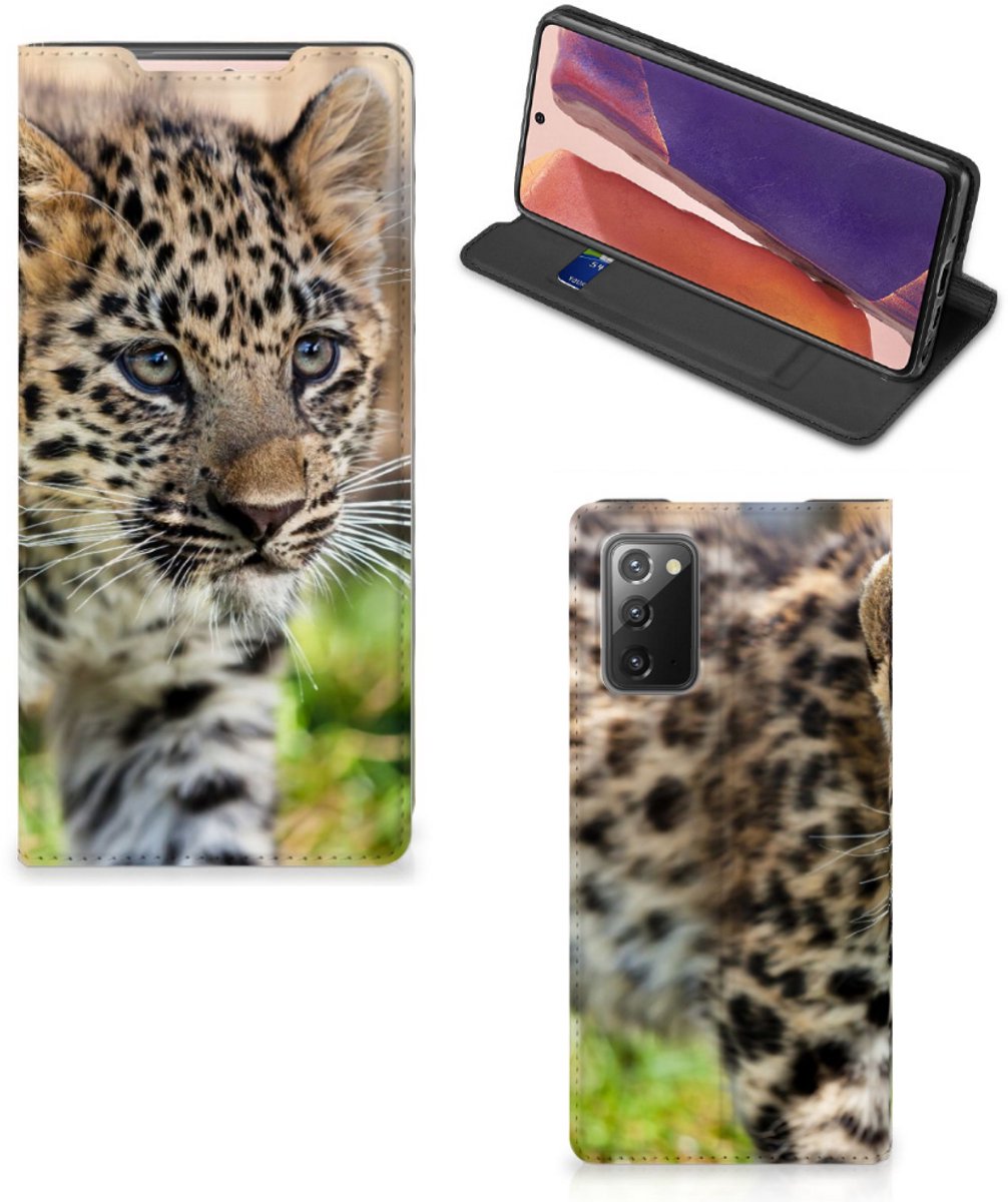 Samsung Galaxy Note20 Hoesje maken Baby Luipaard
