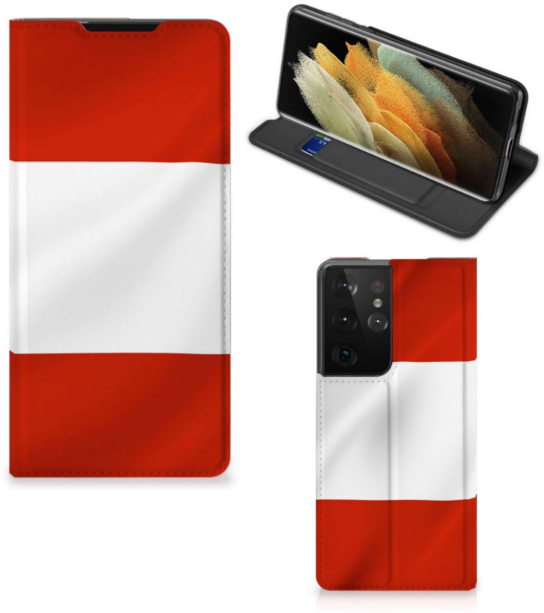 Samsung Galaxy S21 Ultra Standcase Oostenrijk