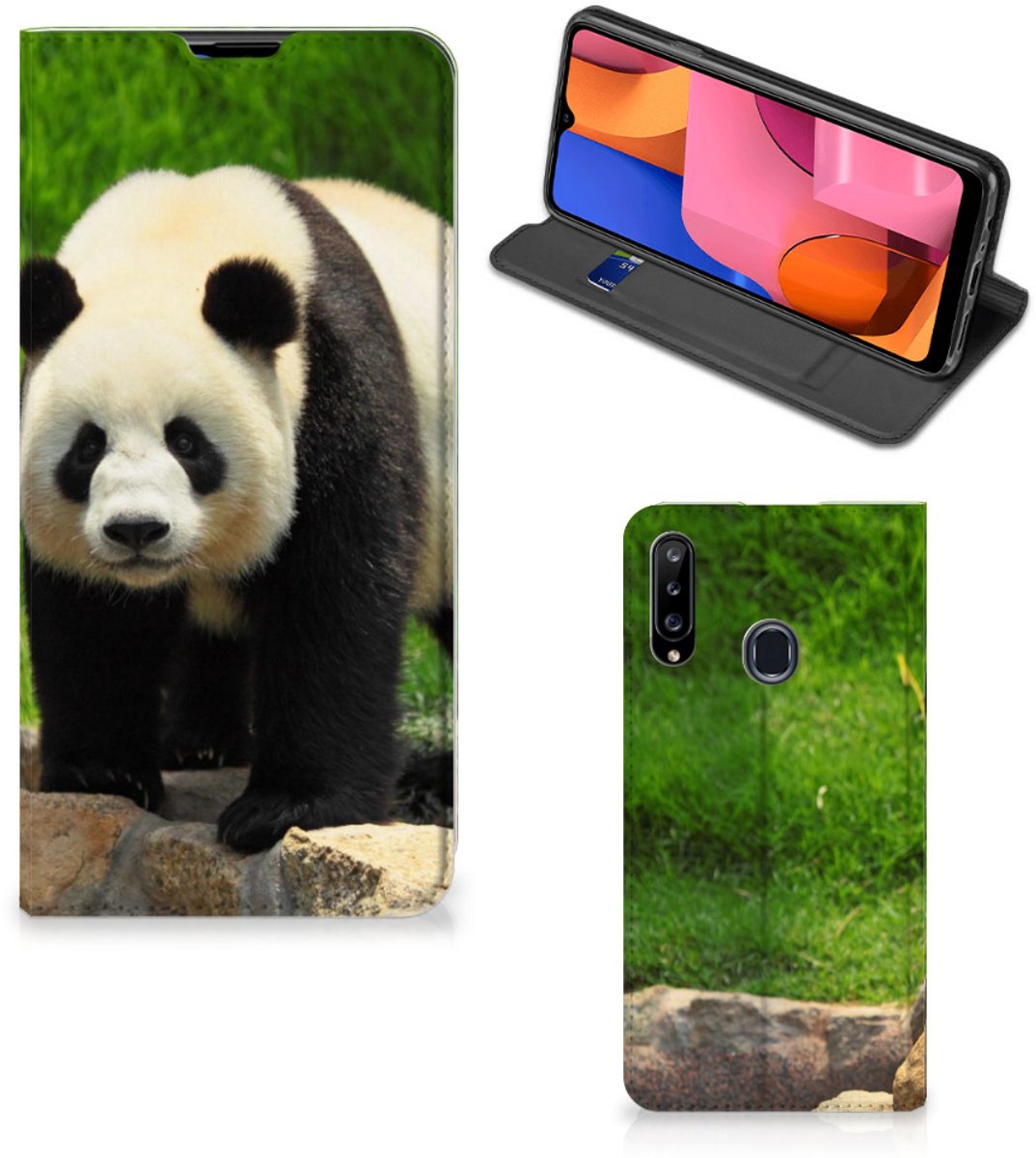 Samsung Galaxy A20s Hoesje maken Panda