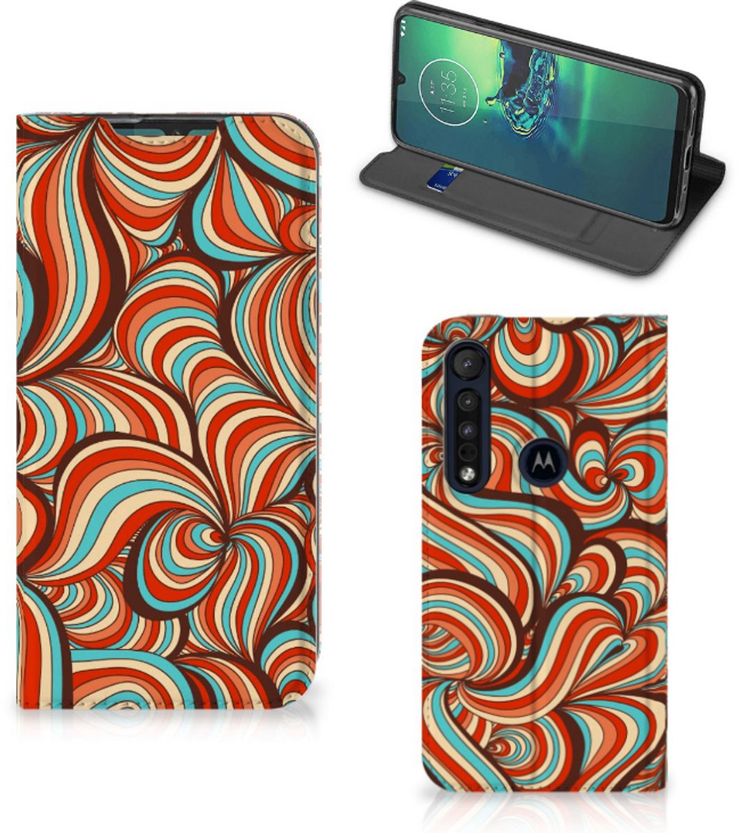 Motorola G8 Plus Bookcase Retro