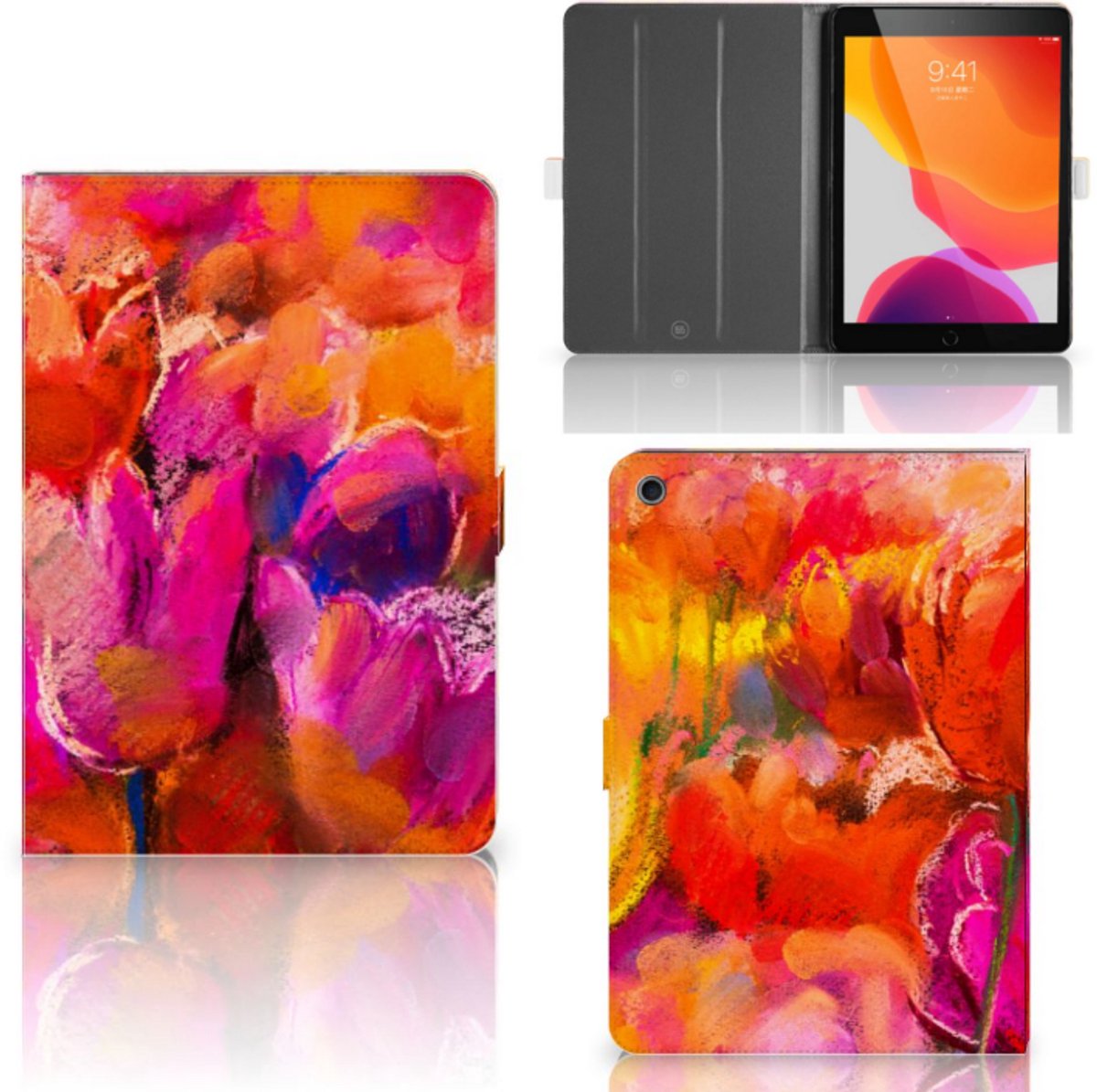 Hoes iPad 10.2 2019 | iPad 10.2 2020 | 10.2 2021 Tulips