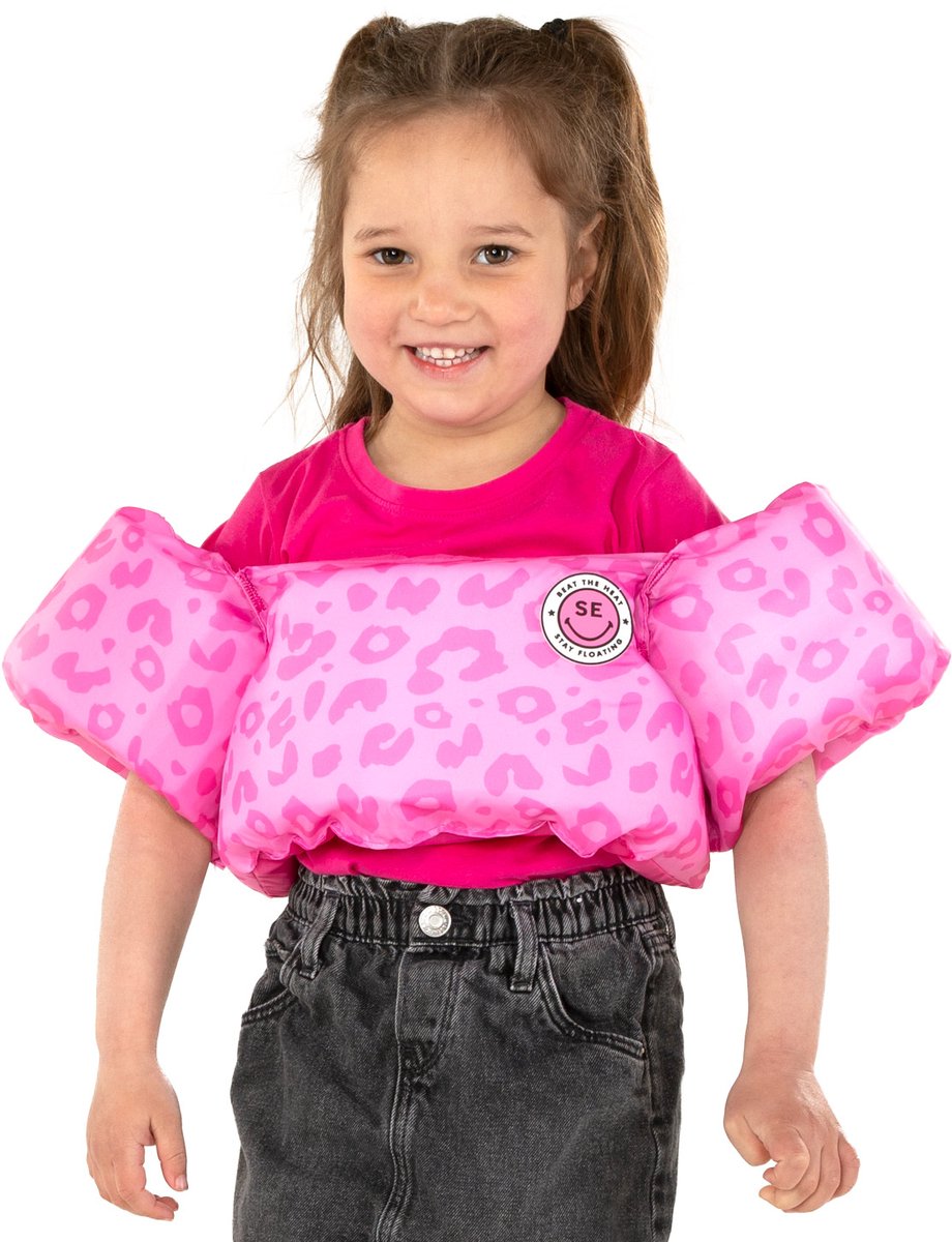 Swim Essentials Puddle Jumper - Roze - Leopard - 2/6 Jaar — afbeelding 16