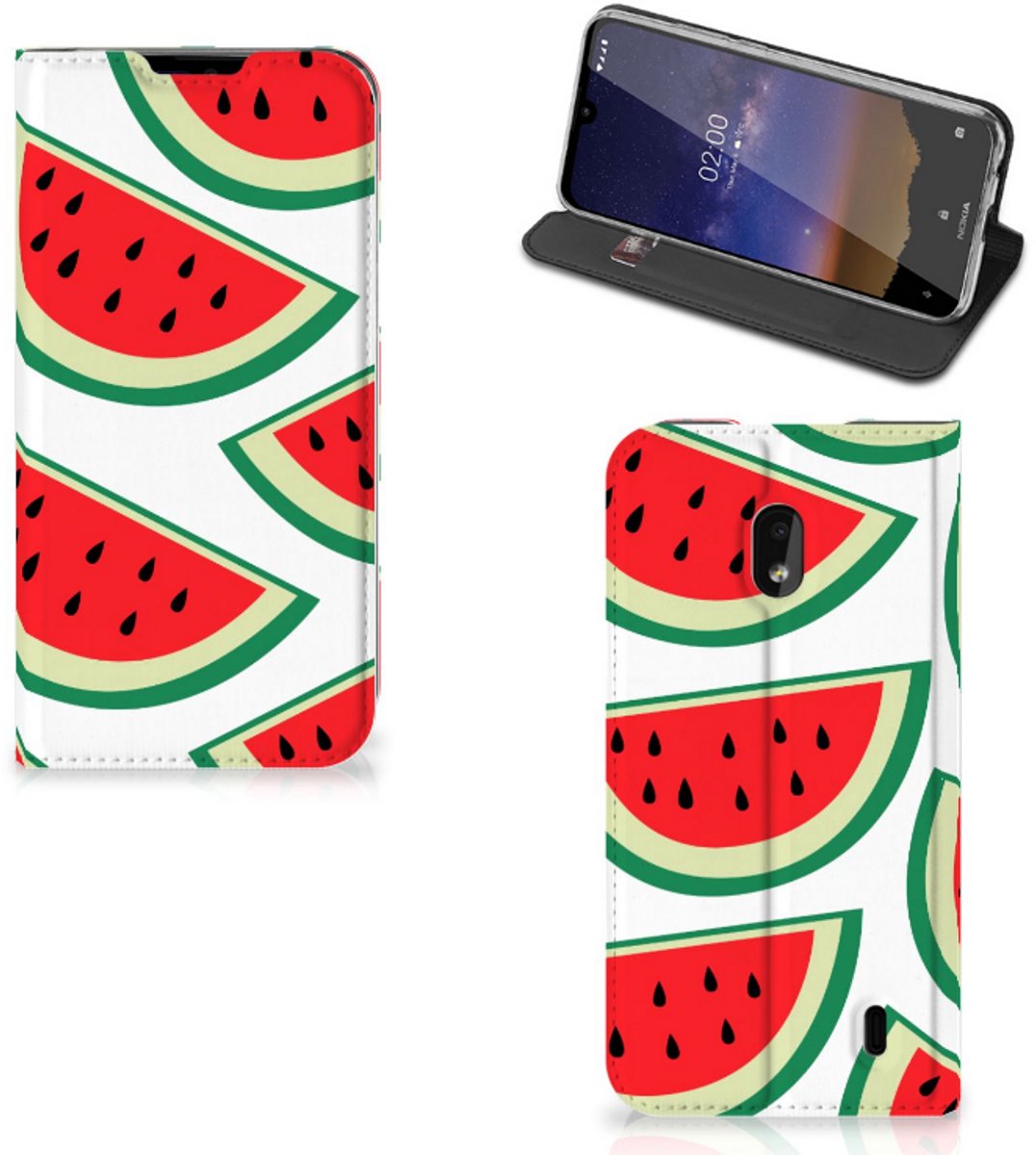 Nokia 2.2 Flip Style Cover Watermelons