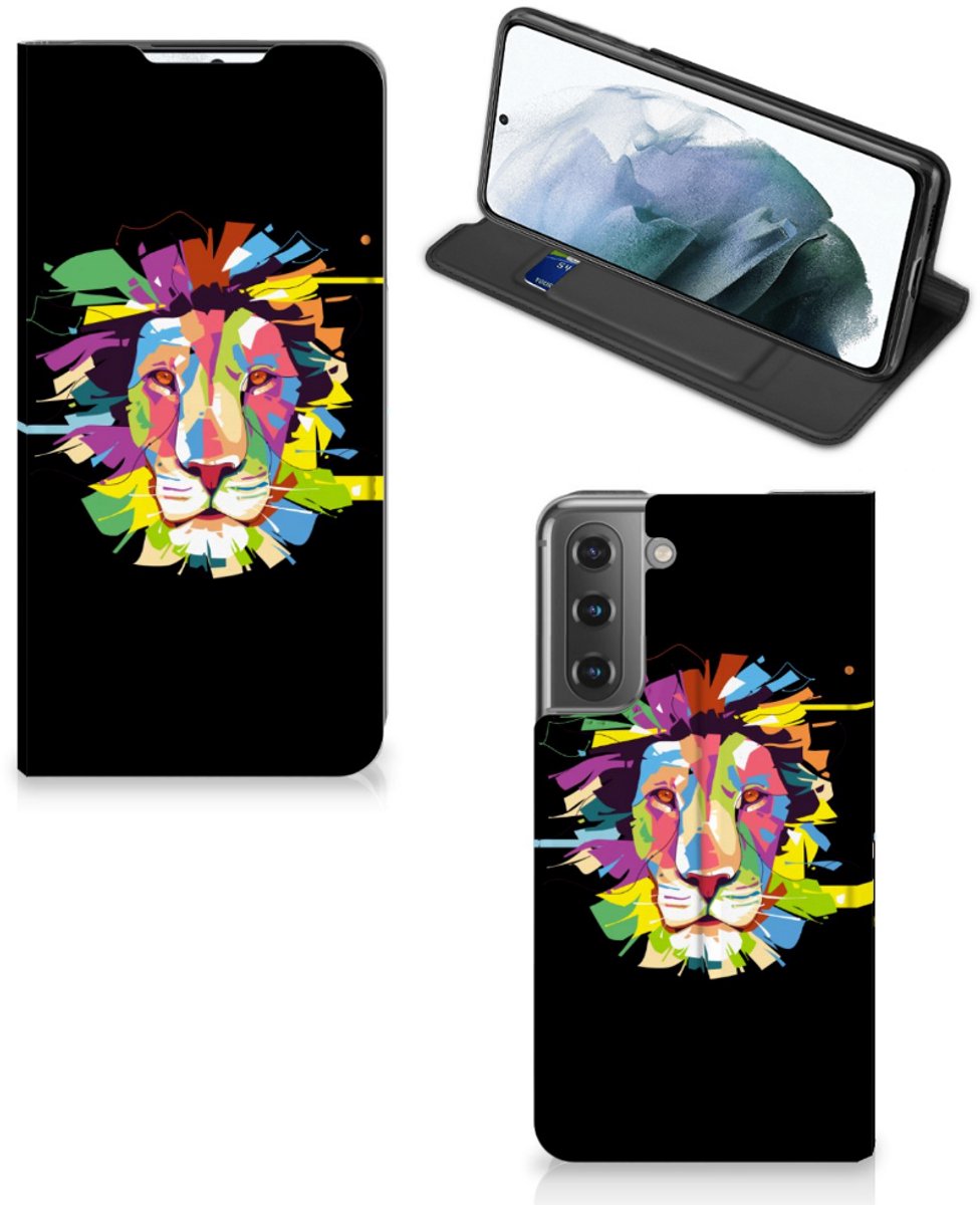 Samsung Galaxy S21 FE Magnet Case Lion Color