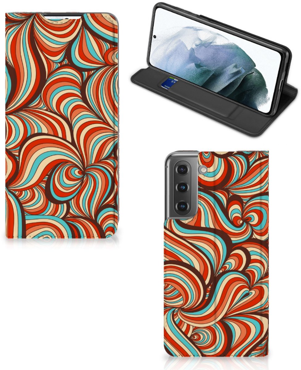 Samsung Galaxy S21 FE Bookcase Retro