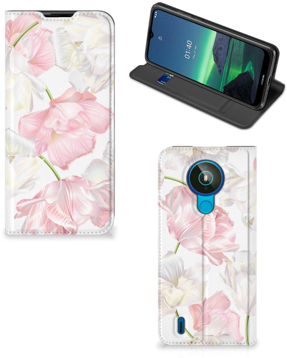 Nokia 1.4 Smart Cover Lovely Flowers