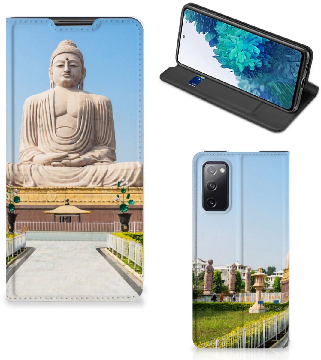 Samsung Galaxy S20 FE Book Cover Boeddha