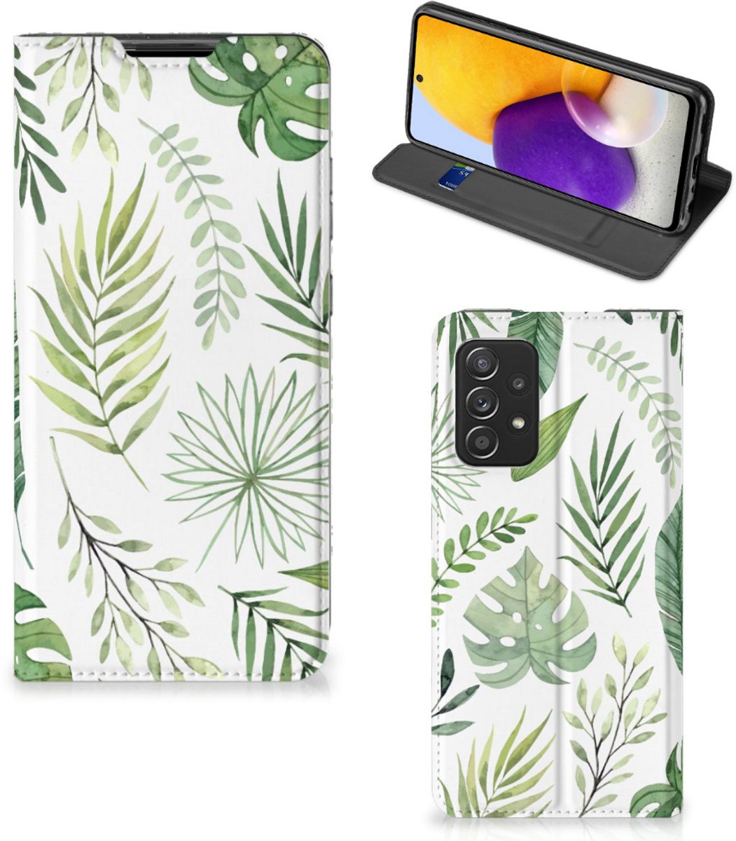 Samsung Galaxy A72 (5G/4G) Smart Cover Leaves