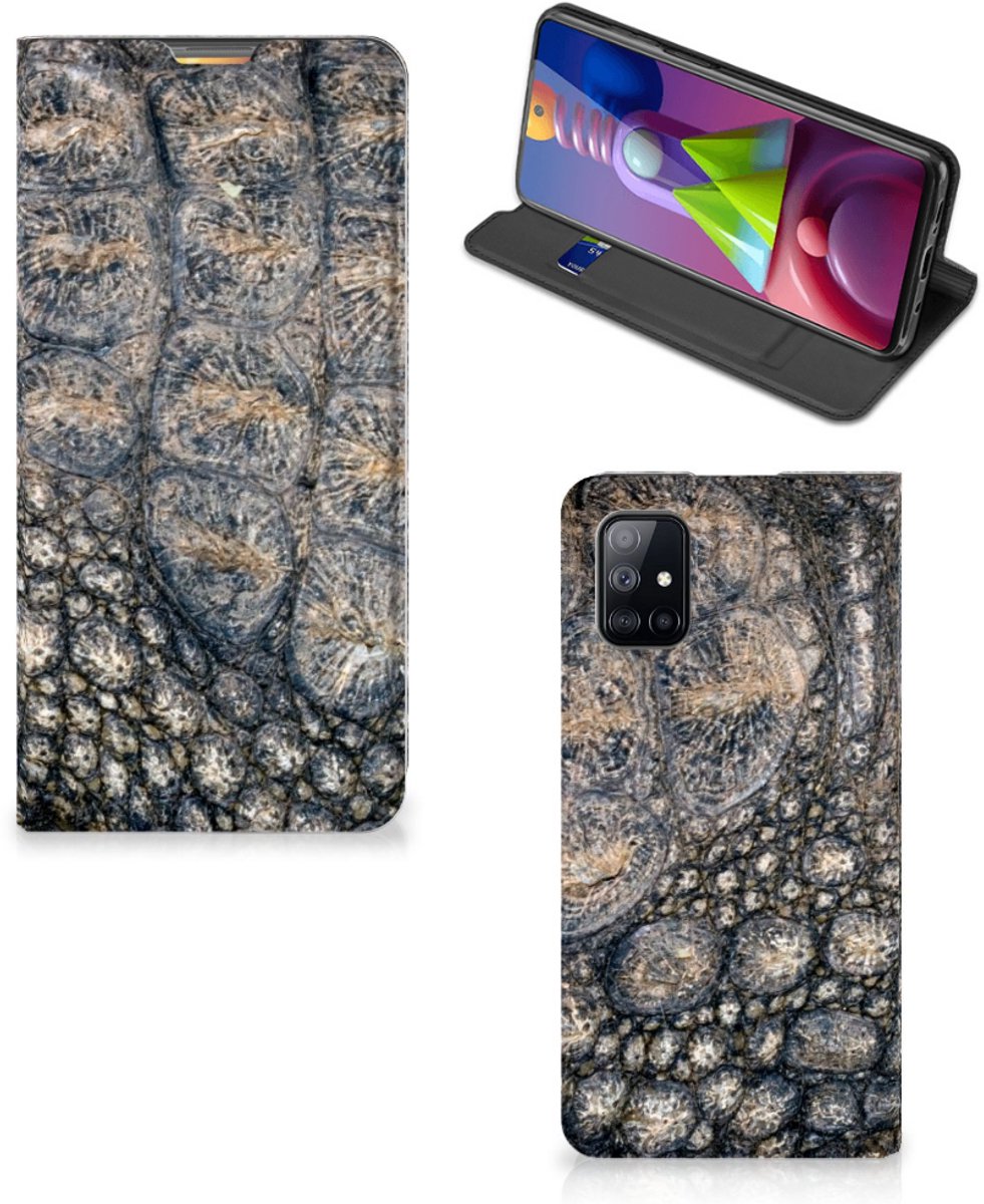 Samsung Galaxy M51 Hoesje maken Krokodillenprint