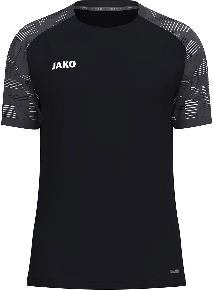 Jako Sonic T-Shirt Heren - Zwart / Antraciet | Maat: 3XL