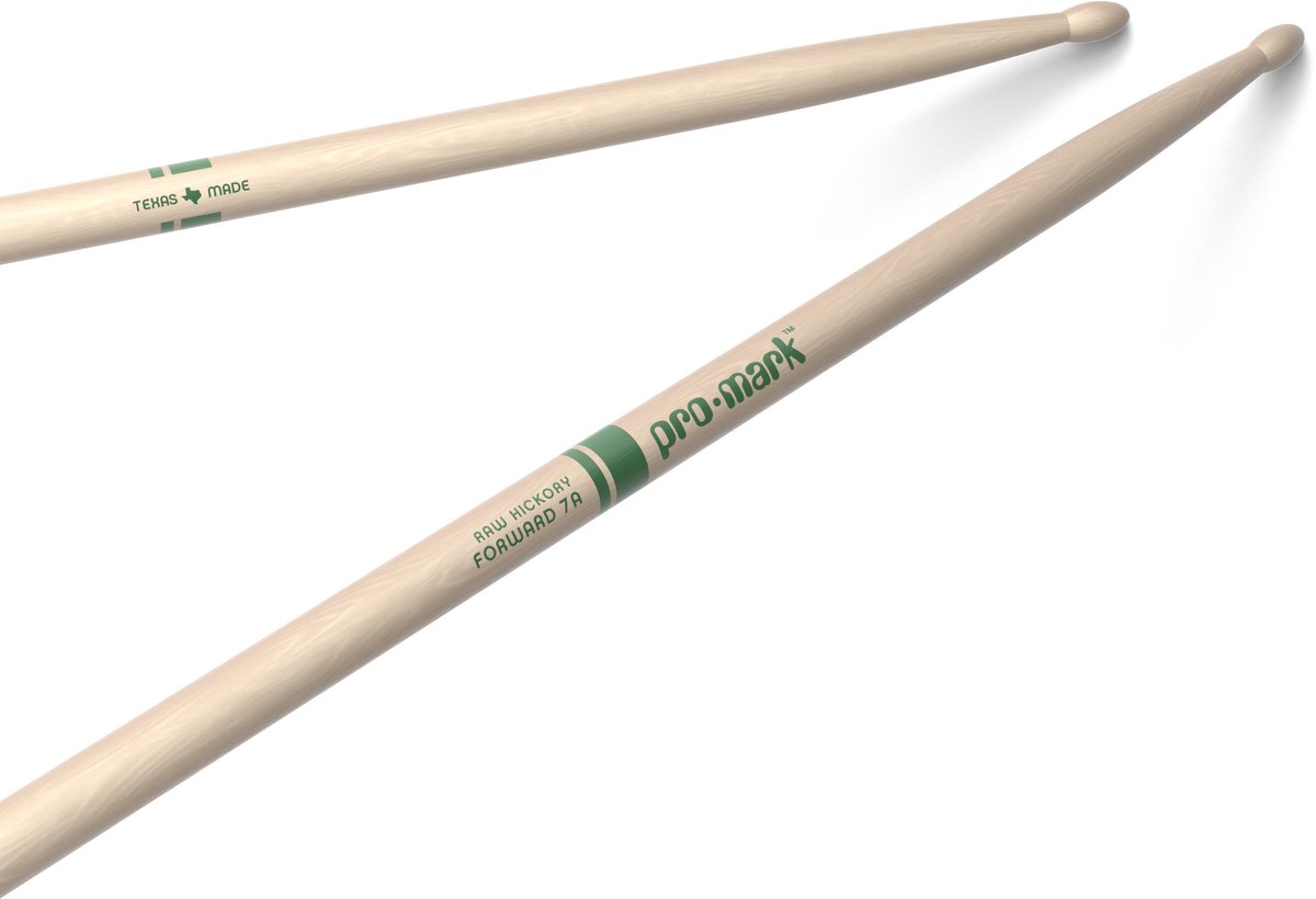 Promark TXR7AW Classic Forward 7A Raw hickory drumstokken