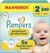 Verpakking Pampers maat 2, 240 luiers, 4-8 kg. "Maandbox".