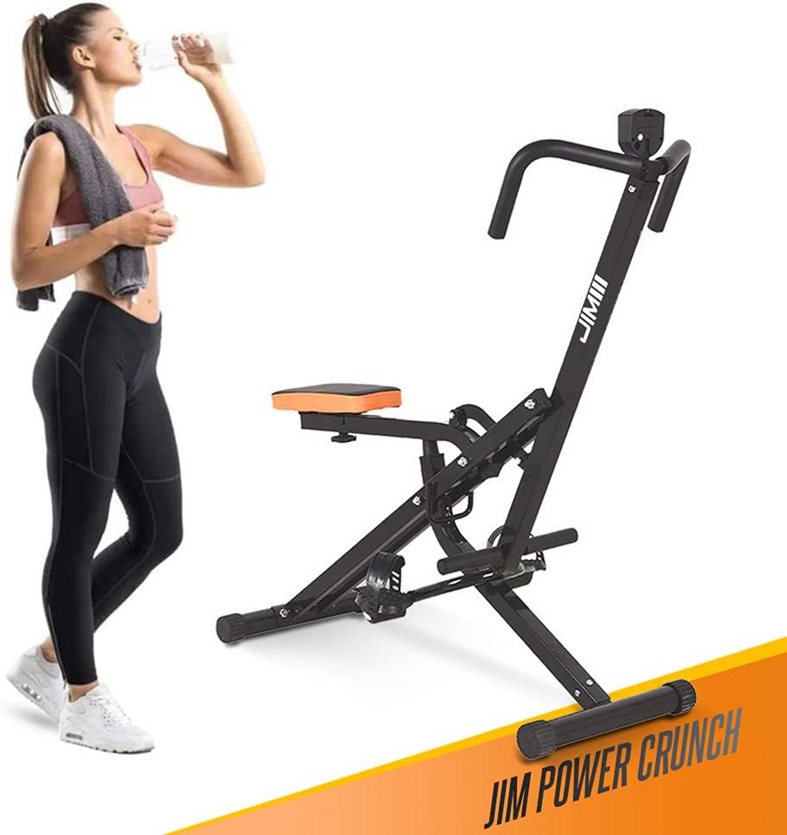 Fitnessapparaat - Full Body Trainer - Thuis Trainen - Inklapbaar Ontwerp - 120 kg Max - Zwart Grijs