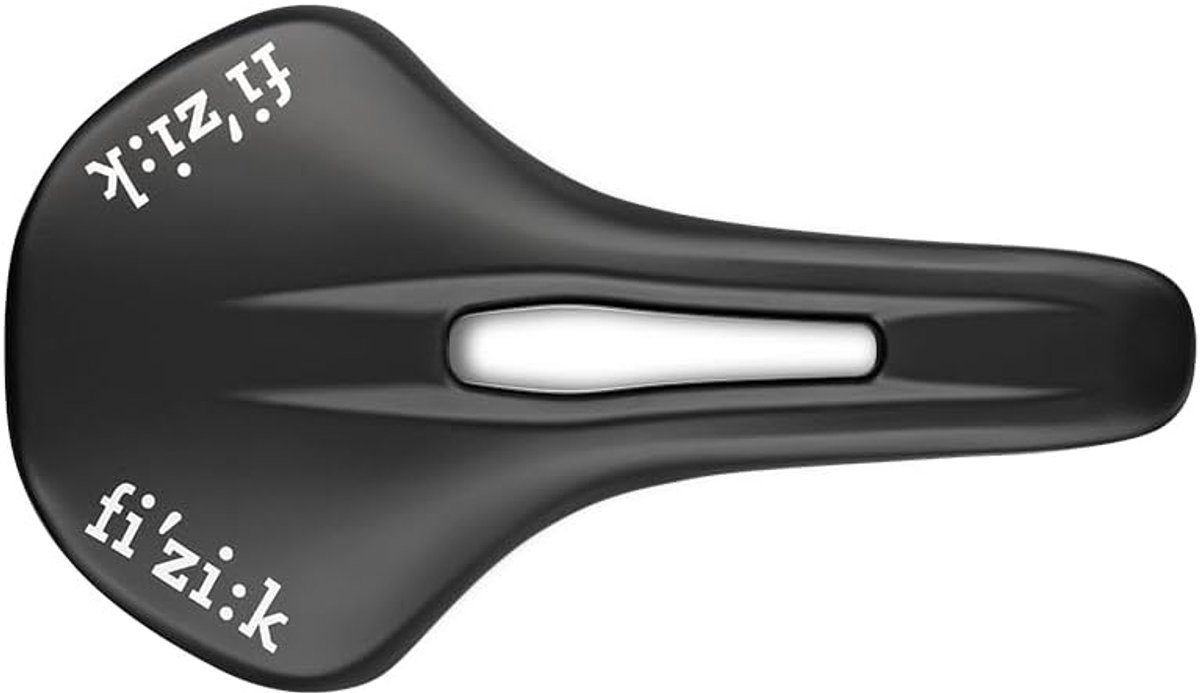 Fietszadel - Racezadel - Wielrennen - Gestroomlijnde vorm - 150 mm - Zwart