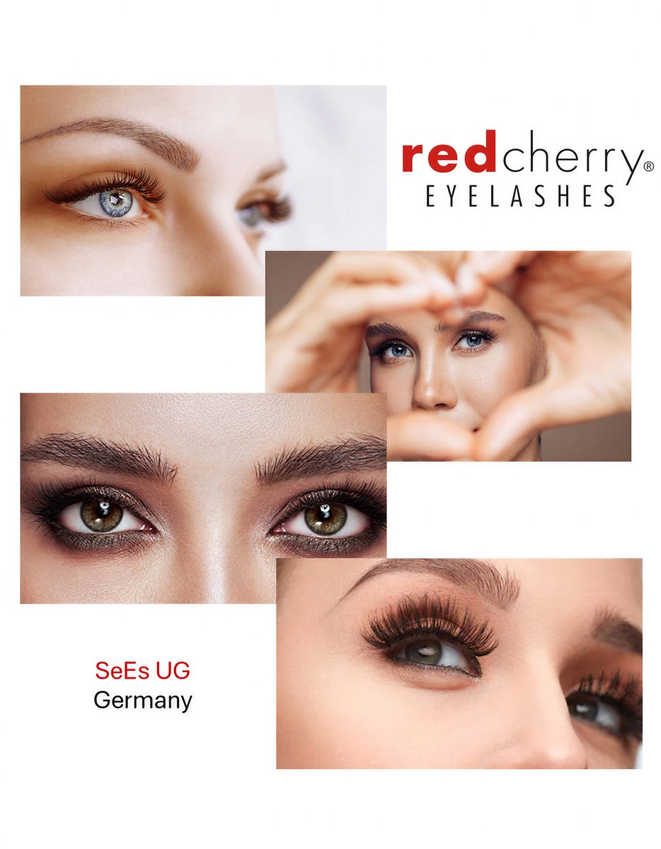 Red Cherry Eyelashes Bandwimpern 213 - 6 Pairs
