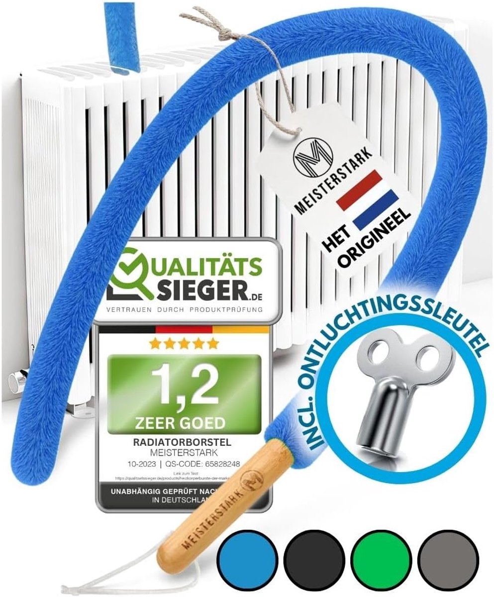 Radiator Borstel - Verwarming Reiniger - Stof Verwijderen - Flexibele Lange Steel - 115cm 