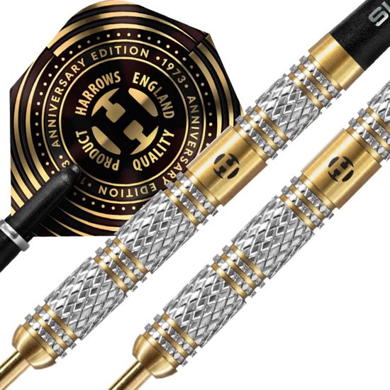 Dartpijlen Set - Tungsten Pijlen - Precisie Werpen - 97% Tungsten - 23 Gram - Zilver Goud — afbeelding 2