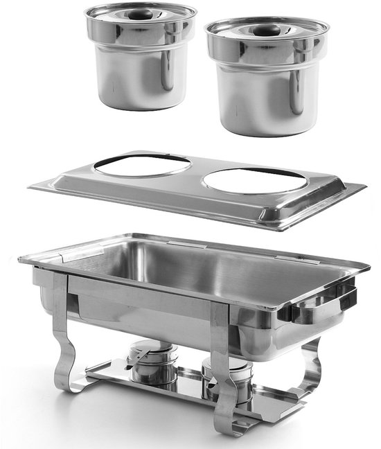 HENDI Bain marie pan – roestvast staal – 4,2L – Ø220x(H)190mm — afbeelding 2