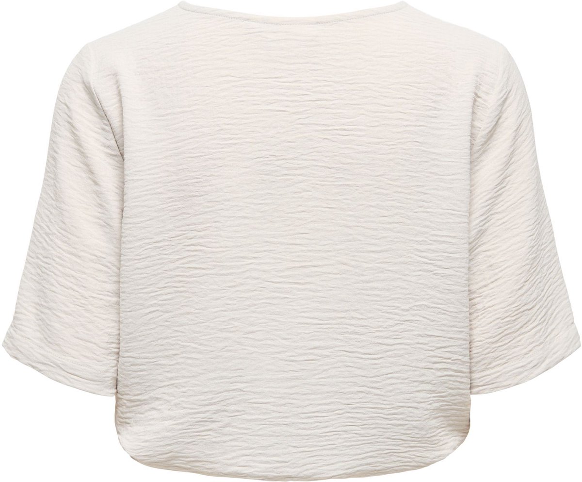 ONLY - OLMEVALOU METTE KNOT TOP WVN - Dames - Blouses