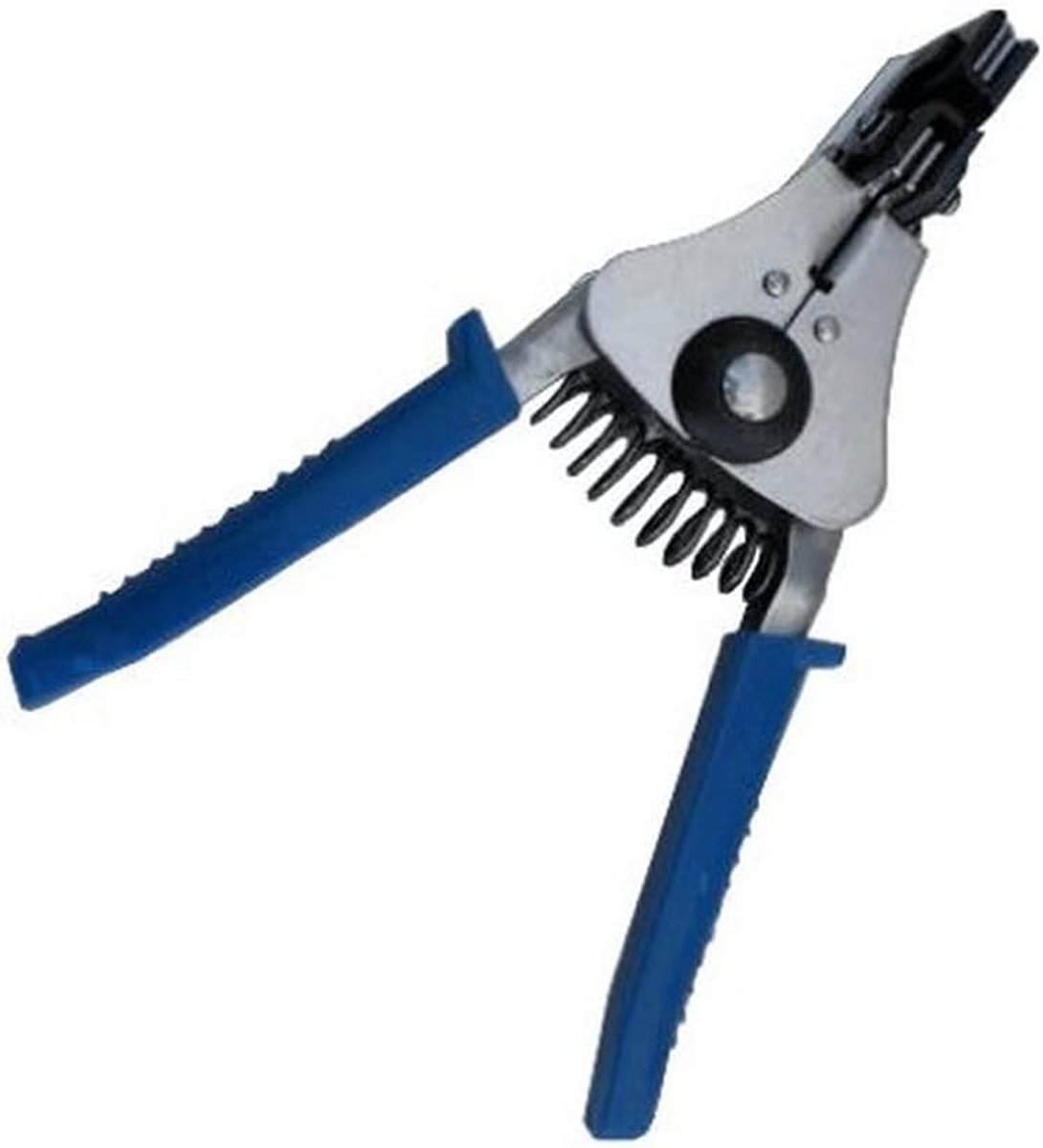Automatische Striptang - Draadstripper - Kabel Strippen - Zelfinstellend Systeem - 10 x 10 x 10 cm - Blauw/Zilver