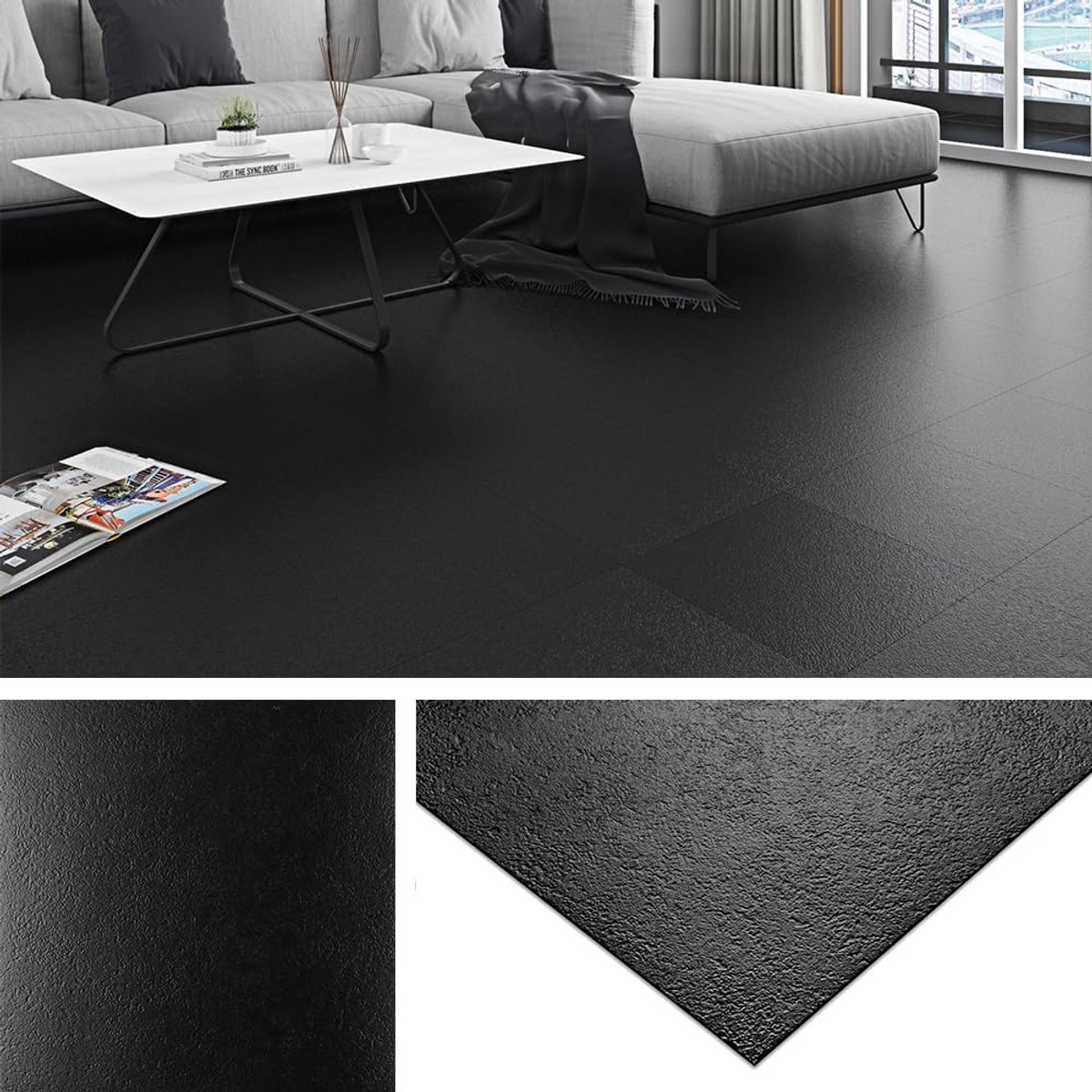 Vloerbedekking Zelfklevend - Vinyl Tegels - Interieur Vernieuwen - Waterproof en Wasbaar -