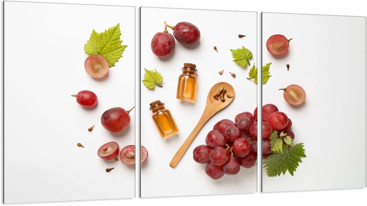 Afdekplaten Kookplaat Glasplaat Set Keuken Beschermen Gehard Glas 30x52 cm Fruit Decoratie