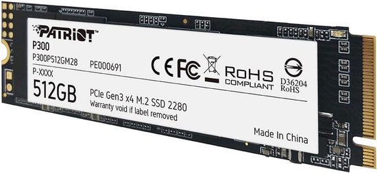 Interne SSD - Solid State Drive - Snellere Prestaties - NVMe PCIe Gen 3x4 - 512 GB - Zwart — afbeelding 5