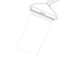 Baseus AquaGlide – Waterdicht Telefoonhoesje – 7.2 inch – IPX8 – Wit