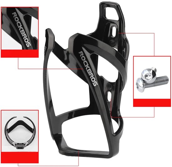 Rockbros FK338 Serie - Fietsbidonhouder - PC Materiaal - Eenvoudige Montage — afbeelding 3