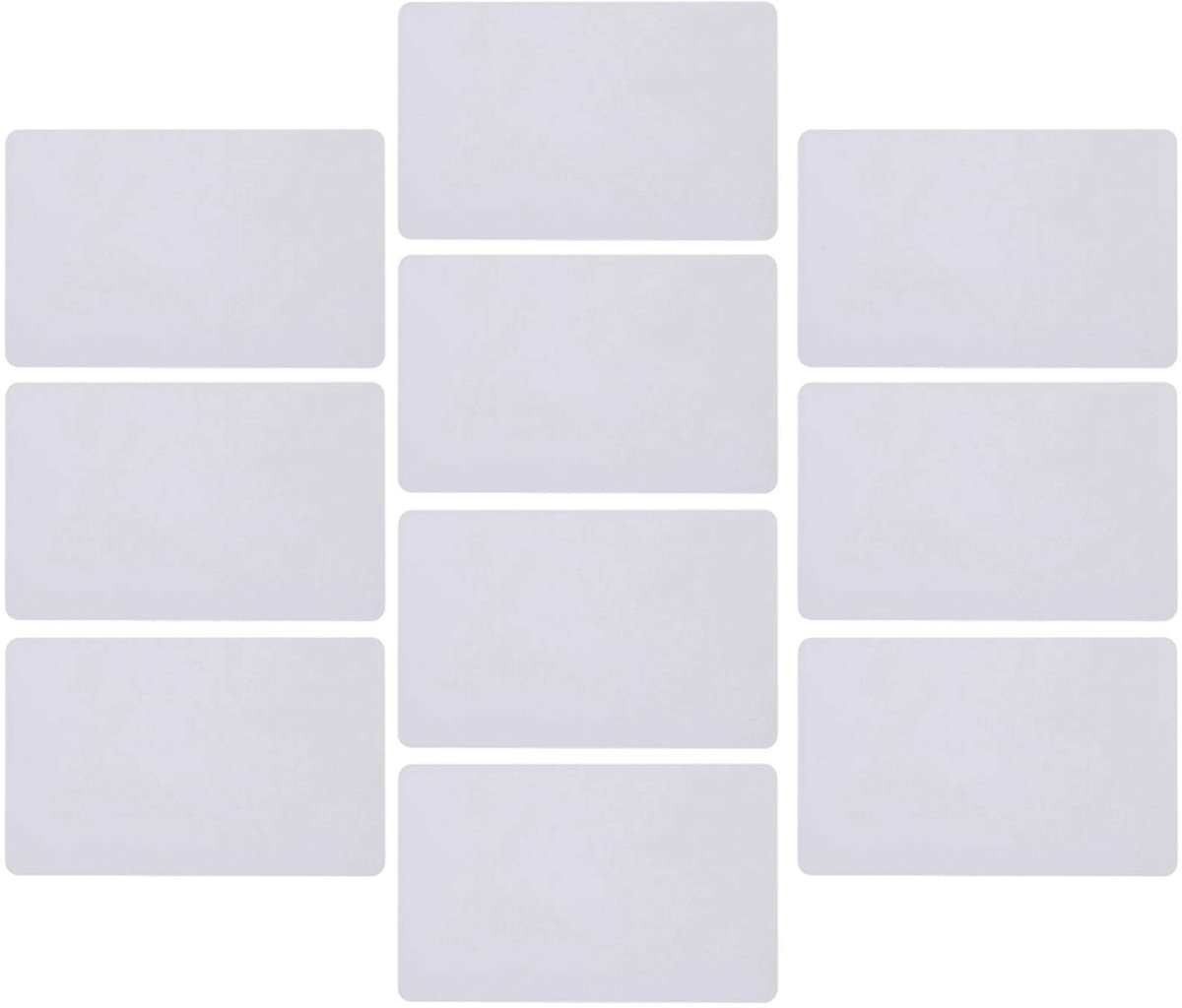 Dailygoods- Smartcard Set van 10 Stuks - Beschrijfbare IC UID-kaart - Beveiligde Gegevensoverdracht - Lichtgewicht PVC - Gepersonaliseerde Toegang - Duurzaam Ontwerp - Toegangskaart