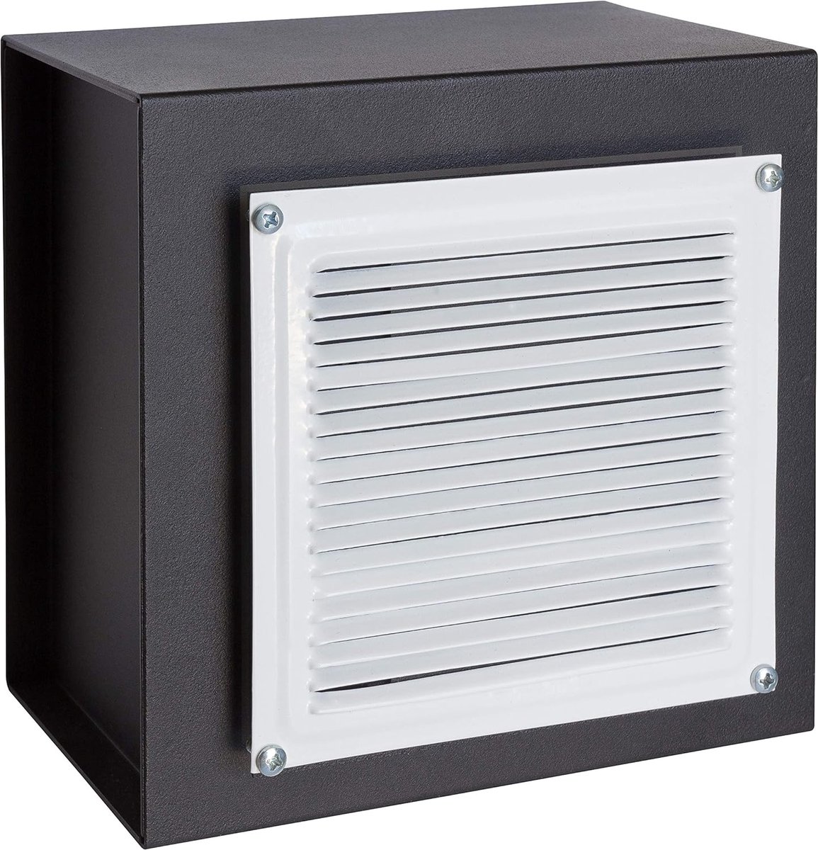 Wandkluis Ventilatie - Verborgen Box - Kleine Spullen Verbergen - Onzichtbaar Achter Rooster - 6 Liter Inhoud - Grijs