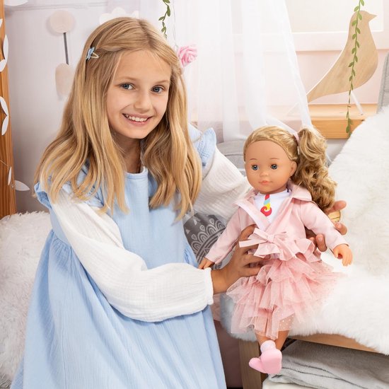 Interactieve Pop Met Lang Haar en Slaapoogjes, 46 CM — afbeelding 3