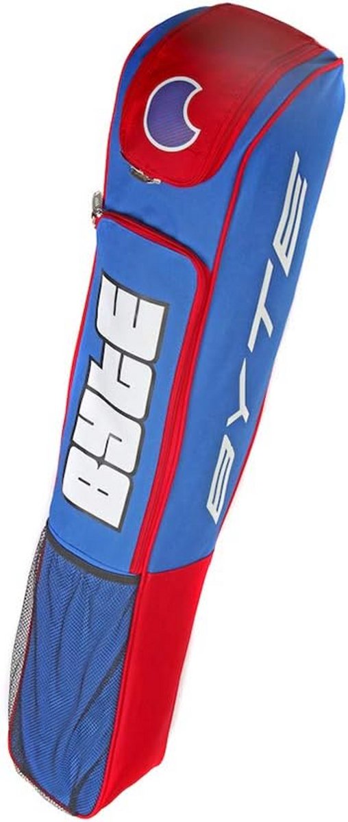 Hockeytas - Sporttas - Sportuitrusting - Ruim Interieur - 90 cm - Blauw/Rood