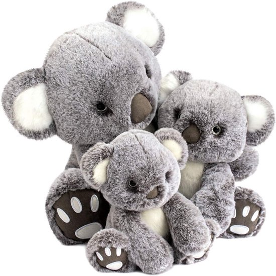 Schattige Koala Knuffel - 18 cm - Zacht Grijs Pluche Dier - Perfect Kraamcadeau — afbeelding 5