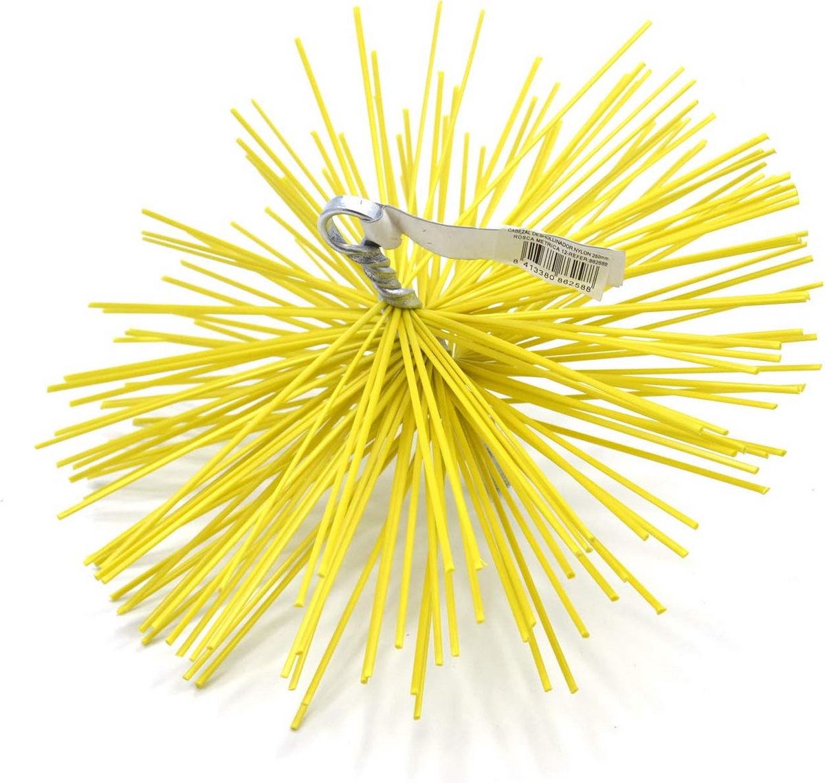 Schoorsteenvegerkop Nylon - Egelkop Reiniging - Schoorsteen Reinigen - Metrische Schroefdr