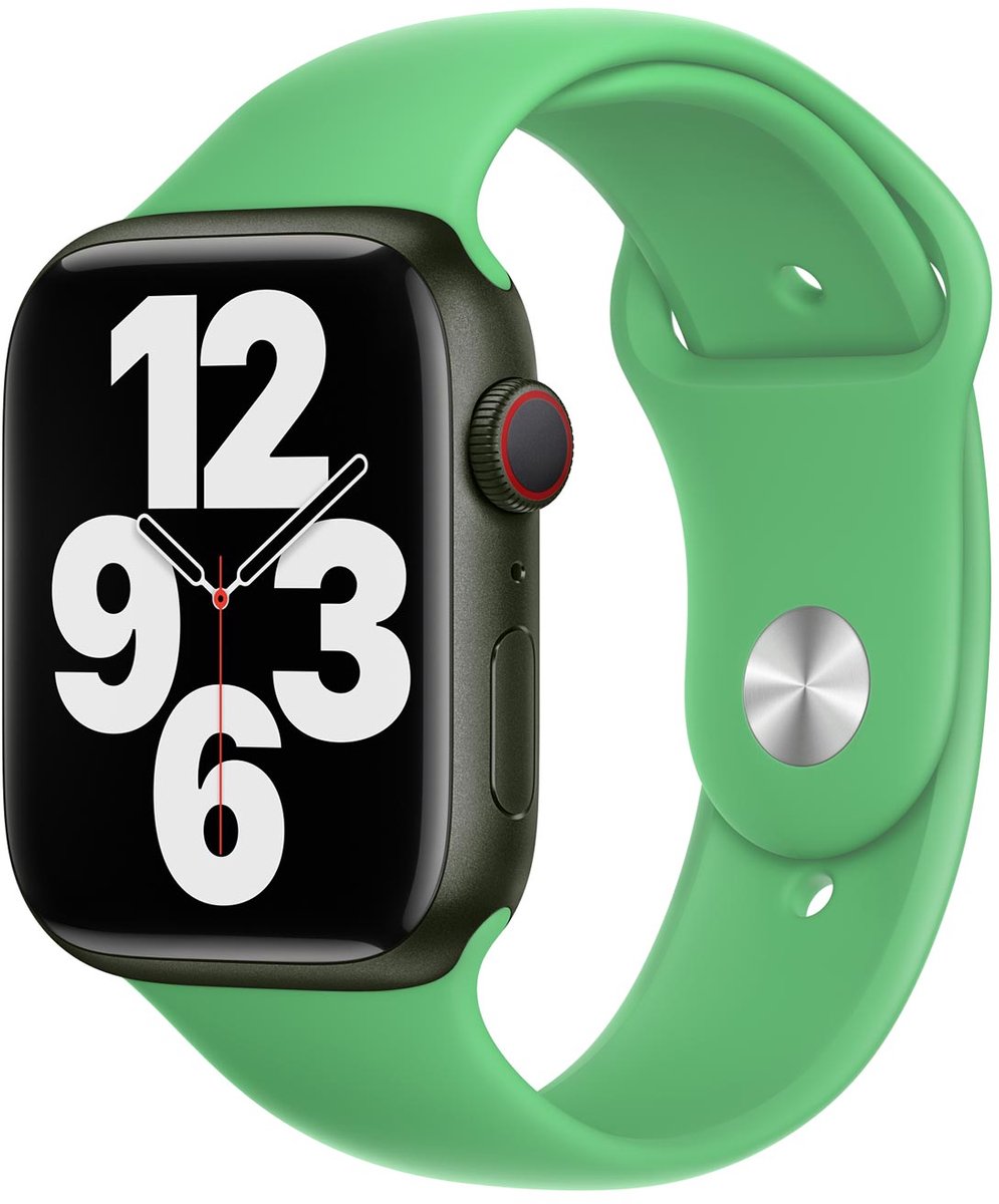 Apple Watch Sportband voor de Apple Watch 1-8 / SE - 41mm - voor Apple Watch 1-8/SE - Helder Groen