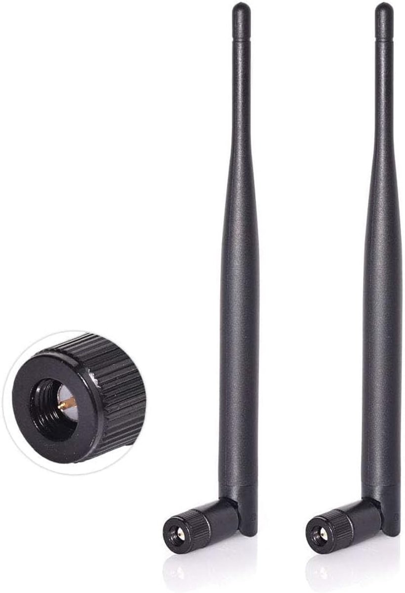 Wifi Antenne - Draadloze Versterker - Signaal Verbeteren - Dual Band Ondersteuning - 6dBi Gain - Zwart