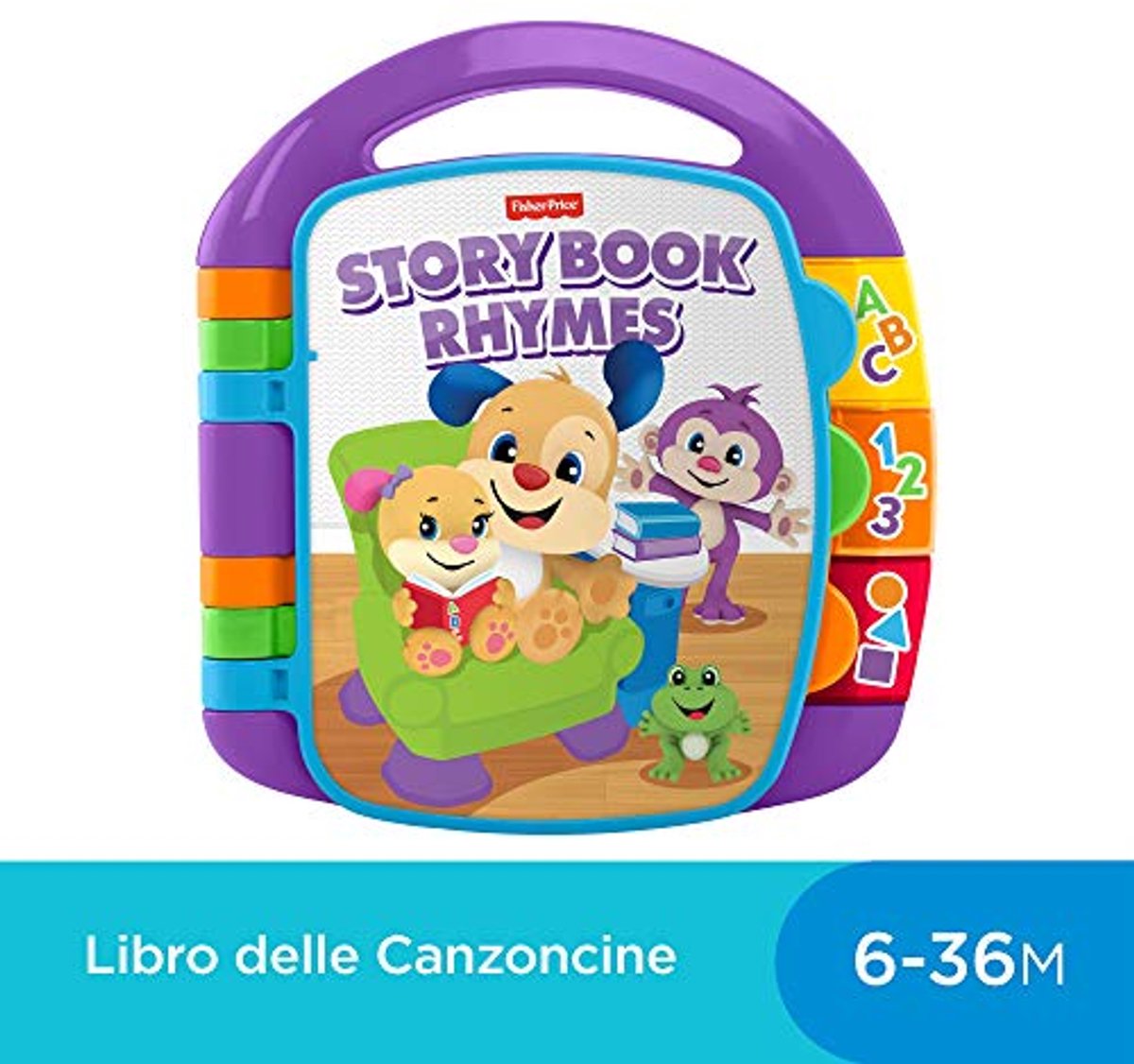 Baby Muziekboek - Interactief Kinderspeelgoed - Ontwikkeling Stimuleren - Met Licht en Geluid - Vanaf 6 Maanden - Multicolor