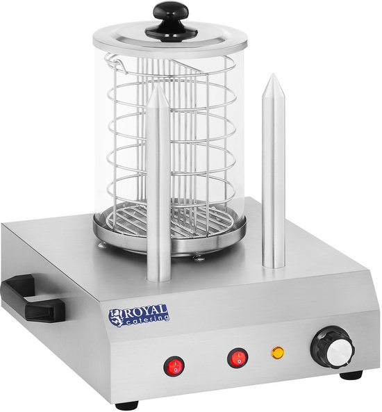 Hot Dog Maker - 2 toastpennen - 422 W - Royal Catering — afbeelding 2