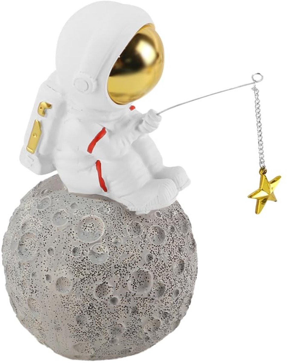 Cosensi- Astronautenbeeld Hoogwaardig Hars - Bureauaccessoires - Kinderdecoratie - Ruimtev