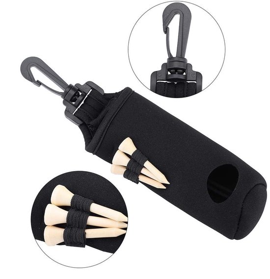 Byshayne- Ball Bag Waterdicht - Neopreen Houder - Draagtas - Golfaccessoires - 3 Golftees - Duurzaam en Comfortabel - Golfballenhouder van Byshayne — afbeelding 2