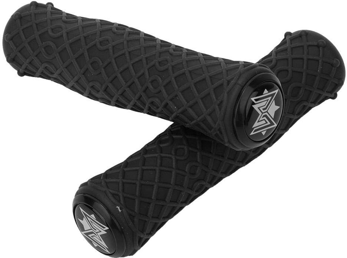Dailygoods- Fietsstuurgreep ergonomisch - Antislip handgrepen - Silicone materiaal - Geschikt voor stuur diameter 22,2 mm - Lengte 125 mm - Voor betere grip tijdens avonturen
