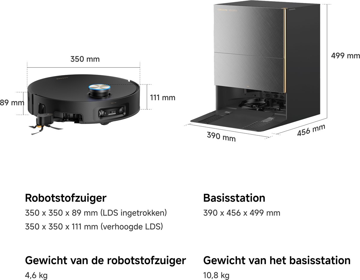 Dreame X60 Pro Robotstofzuiger met Dweilfunctie - afbeelding 3