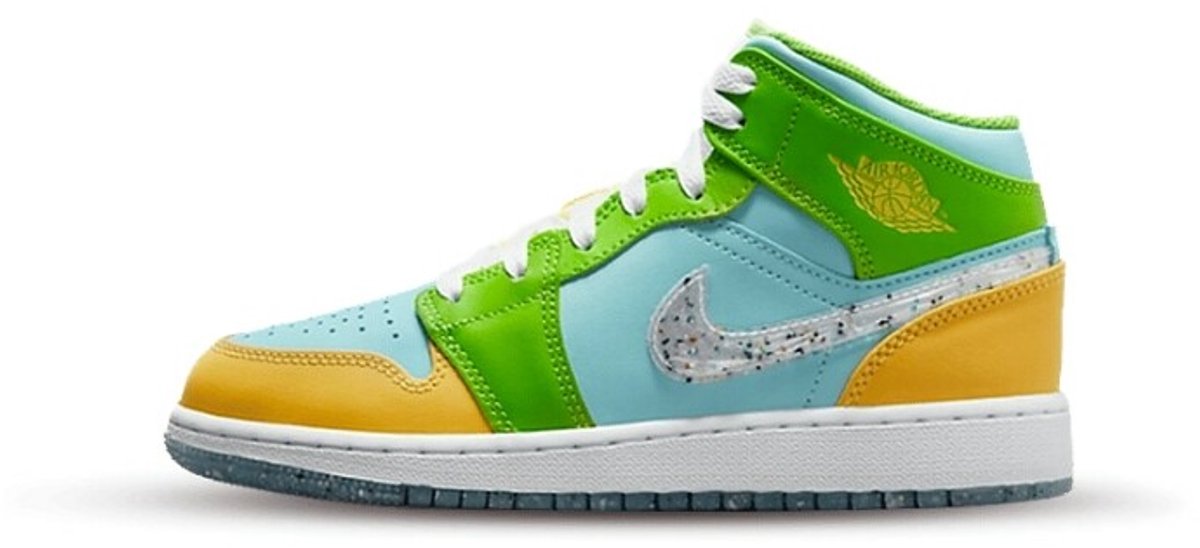 Air jordan 1 mid "action green" maat 39