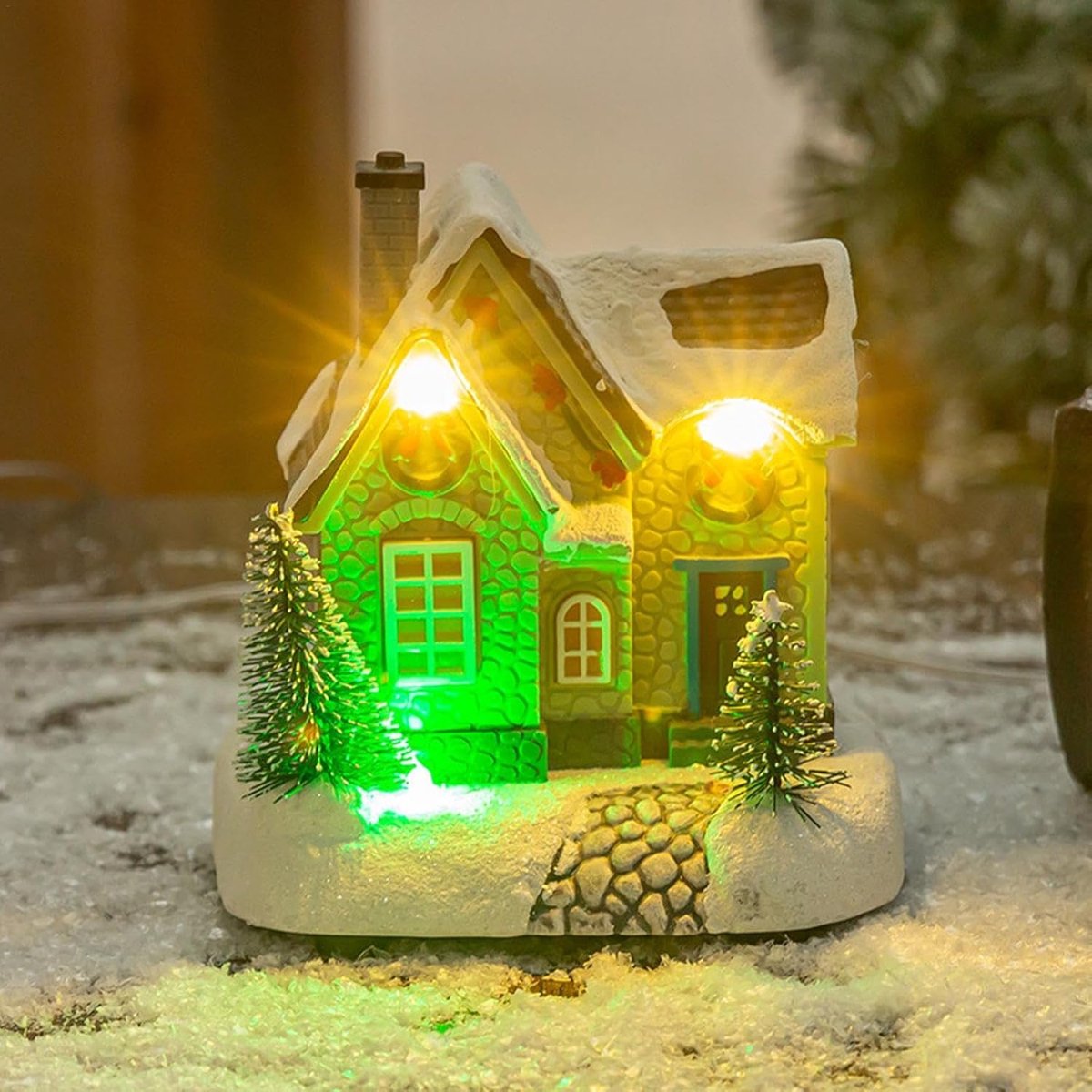 Kerstdorp Sets - Kersthuisjes Verlichting - Kerst Decoratie - Miniatuur LED Huisjes - Niet gespecificeerd - Niet gespecificeerd – foto 2